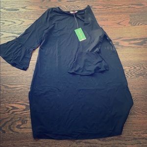 NWT LILLY PULITZER Black Midi Ophelia Dress